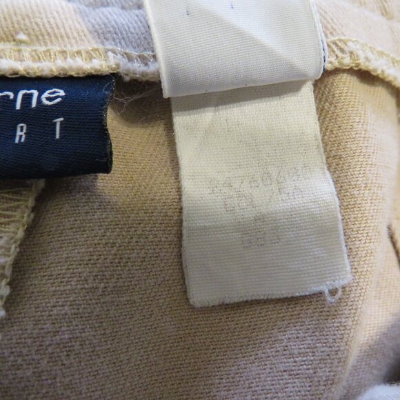 Vintage Liz Claiborne LIZSPORT 100% cotton Tan Pants Size 14 - Picture 13 of 13